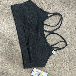 Dark Gray Sports Bra